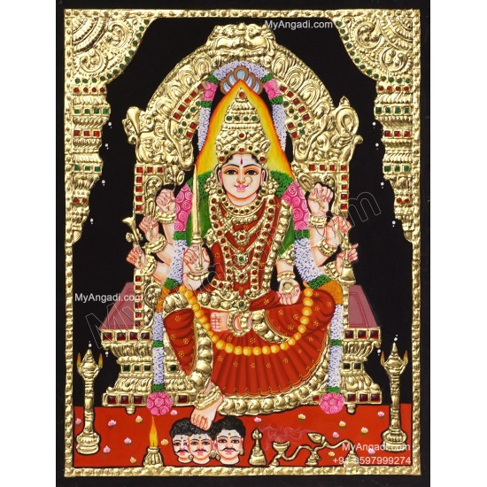 Samayapura amman Tanjore Painting