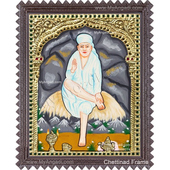 Sai Baba Tanjore Painting Sai Baba Tanjore Painting