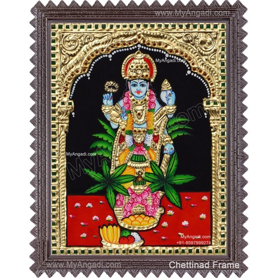Sathyanarayana Tanjore Painting