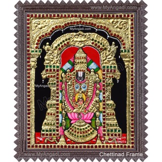 Tirupathi Venkatachalapathi Tanjore Painting