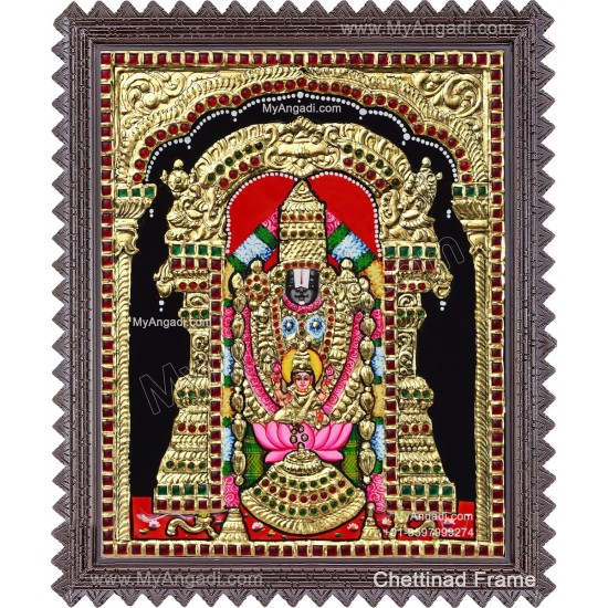 Tirupathi Venkatachalapathi Tanjore Painting