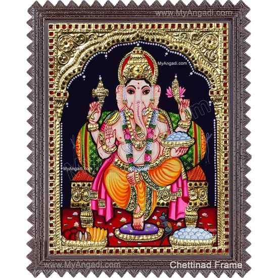 Ganesha Tanjore Painting