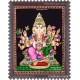 Ganesha Lakshmi  Tanjore Painting