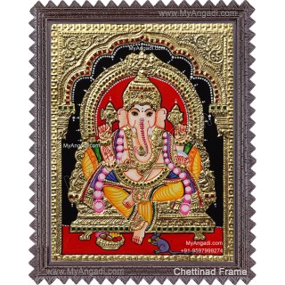 Ganesha Tanjore Painting