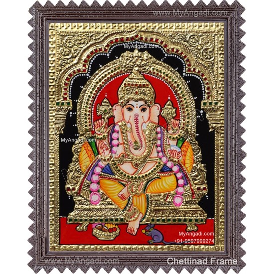 Ganesha Tanjore Painting
