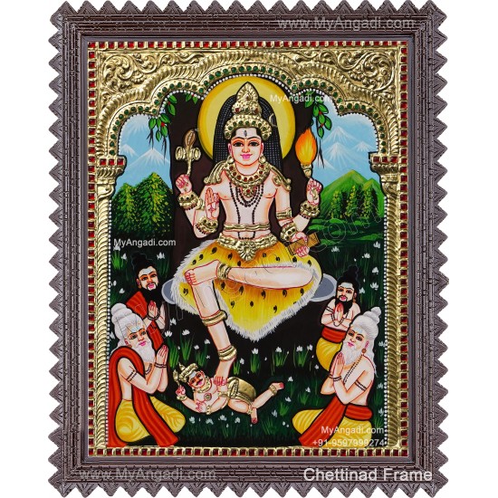 Dakshinamurthi Tanjore Painting