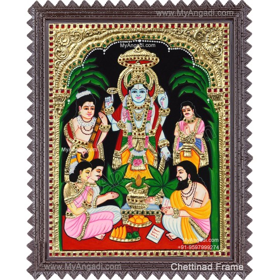 Sathyanarayana Tanjore Painting