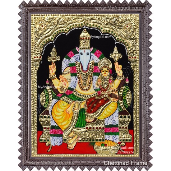 Lakshmi Hayagreevar Tanjore Painting