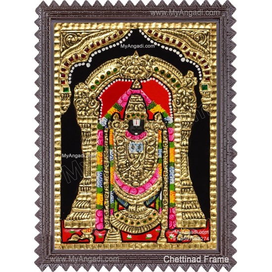 Tirupathi Venkateshwara Swamy Tanjore Painting