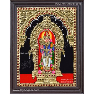 Raja Alangara Murugan Tanjore Painting