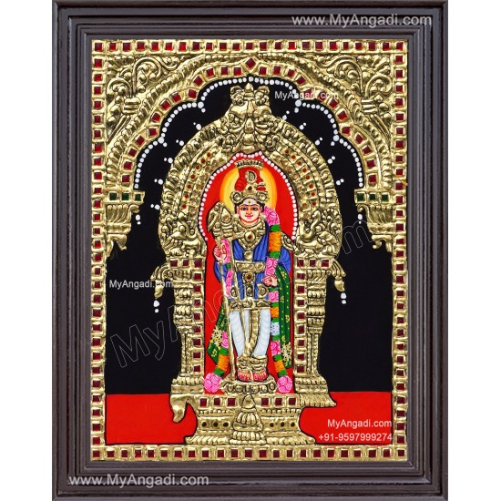 Raja Alangara Murugan Tanjore Painting Raja Alangara Murugan Tanjore Painting