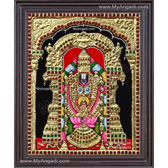 Tirupathi Venkatachalapathi Tanjore Painting Tirupathi Venkatachalapathi Tanjore Painting