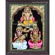 Ganesha Lakshmi Saraswathi Tanjore Painting Ganesha Lakshmi Saraswathi Tanjore Painting