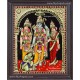 Rama Family Tanjore Painting Rama Family Tanjore Painting