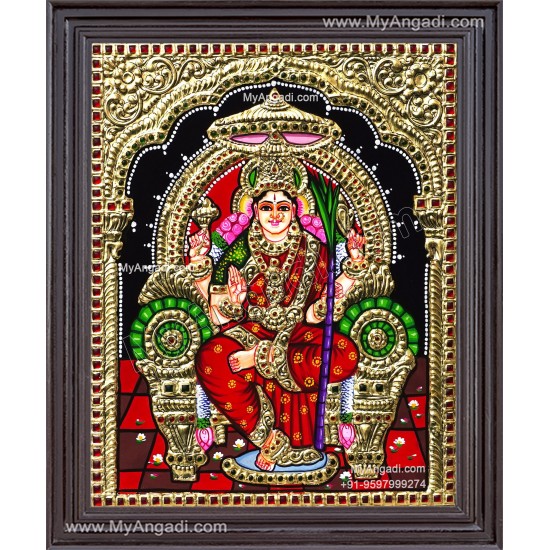 Lalitha Devi Tanjore Painting Lalitha Devi Tanjore Painting