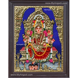 Samayapura amman Tanjore Painting