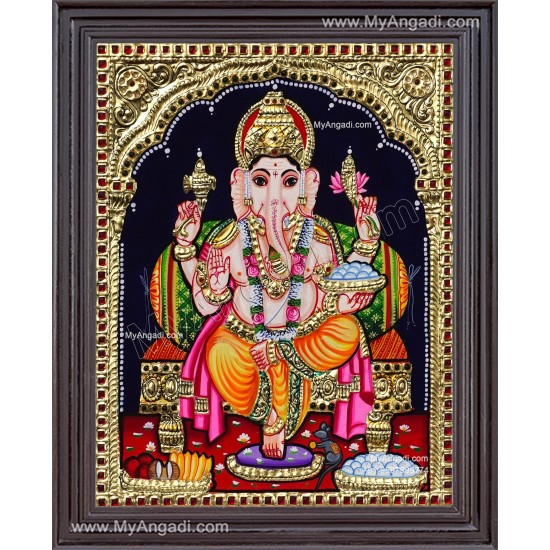 Ganesha Tanjore Painting Ganesha Tanjore Painting
