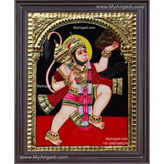 Hanuman Tanjore Painting