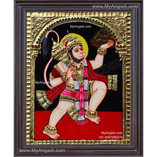 Hanuman Tanjore Painting