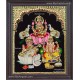 Ganesha Lakshmi Tanjore Painting Ganesha Lakshmi Tanjore Painting