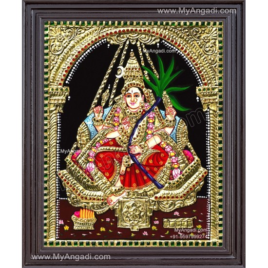 Lalitha Devi Tanjore Painting Lalitha Devi Tanjore Painting