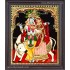 Radha Krishna with Cow Tanjore Painting