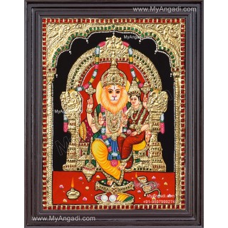 Narasimha Lakshmi Tanjore Painting