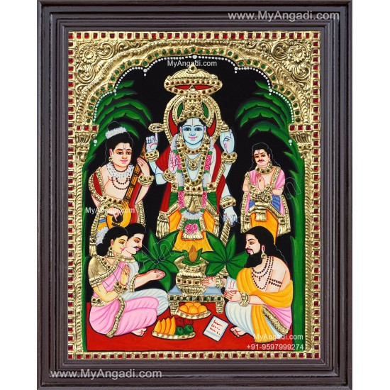 Sathyanarayana Tanjore Painting