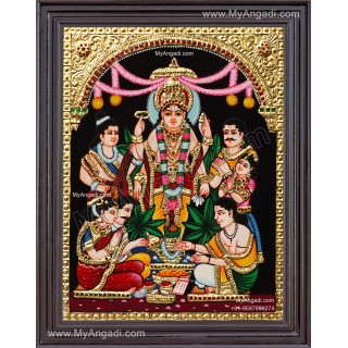Sathyanarayana Tanjore Painting