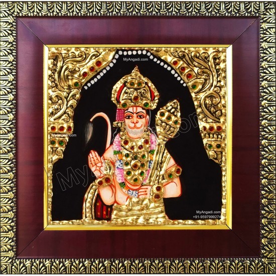 Hanuman Tanjore Painting