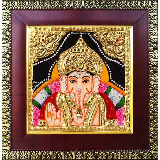Ganesha Tanjore Painting