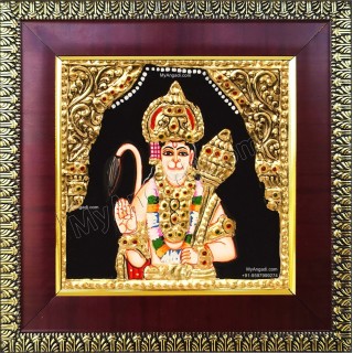 Hanuman Tanjore Painting