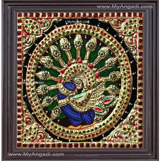 Peacock Tanjore Painting