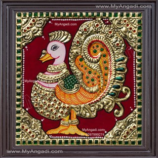 Swan Tanjore Painting