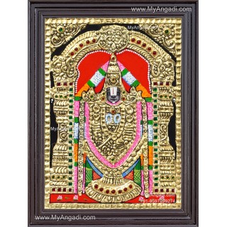 Tirupathi Venkatachalapathy Tanjore Painting