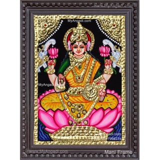 Gaja Lakshmi Tanjore Painting