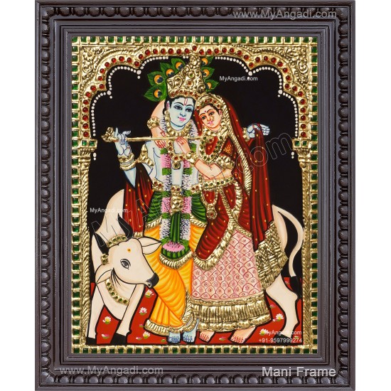 Radha Krishna Tanjore Painting