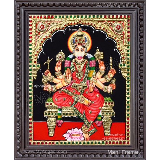 Varahi Amman Tanjore Painting