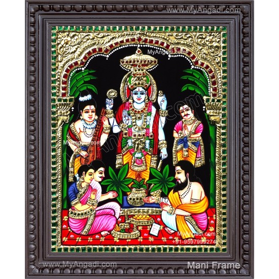 Sathyanarayana Tanjore Painting