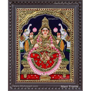 Gaja Lakshmi Tanjore Painting