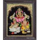 Ganesha Lakshmi  Tanjore Painting