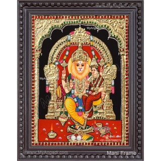 Narasimha Lakshmi Tanjore Painting