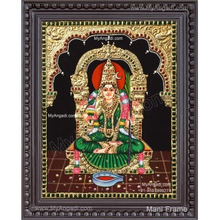 Kamatchi Amman Tanjore Painting