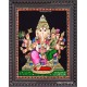 Ganesha Lakshmi  Tanjore Painting