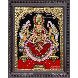 Gaja Lakshmi Tanjore Painting