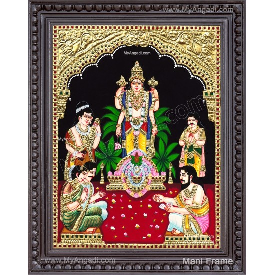 Sathyanarayana Tanjore Painting