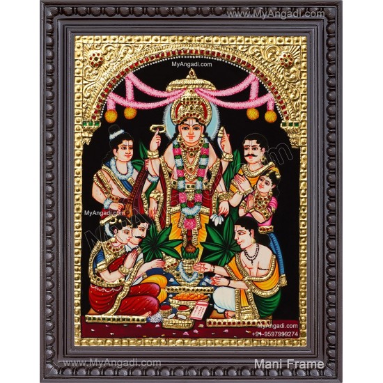 Sathyanarayana Tanjore Painting