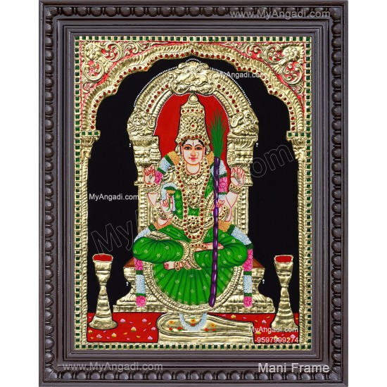 Kamatchi Amman Tanjore Painting
