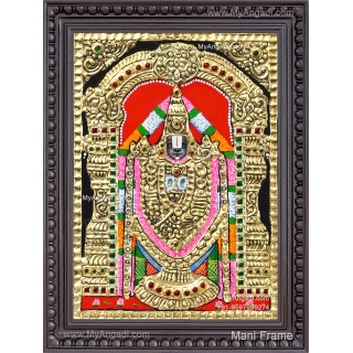 Tirupathi Venkatachalapathy Tanjore Painting