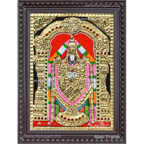 Tirupathi Venkatachalapathy Tanjore Painting